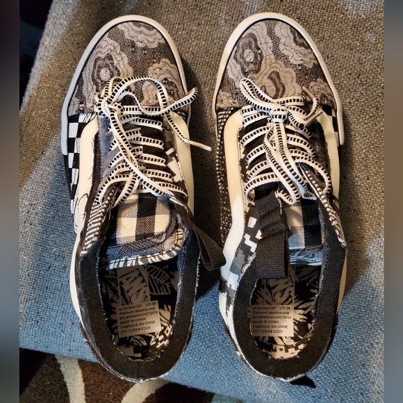 Vans Old Skool Cap "Patchwork" sz 9 Mens (Rare Exclusive Sample Pair) - Picture 8 of 8